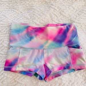 Popflex Mermaid Booty Shorts Size 4